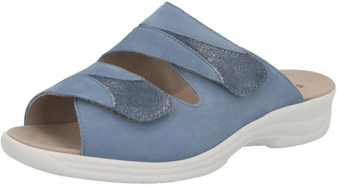Solidus Dames Slippers blauw maat 42,5