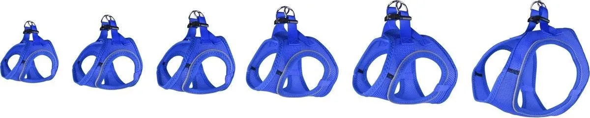 Flamingo Bento Step&go Hondenharnas - Blauw XL 49-54cm