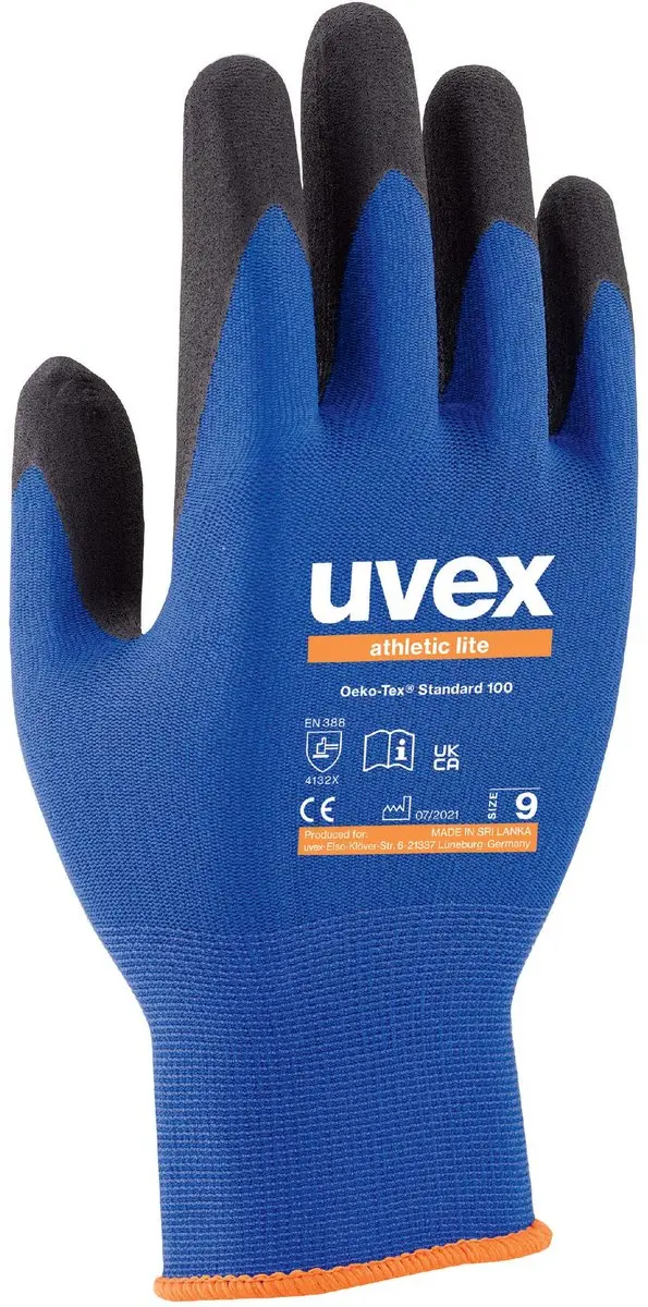 Uvex Athletic Lite Werkhandschoen - Maat 11 - afbeelding 6 van 6