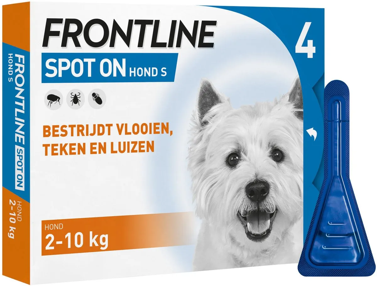 Frontline Spot-On Hond M - 3 Pipetten 1.34ml