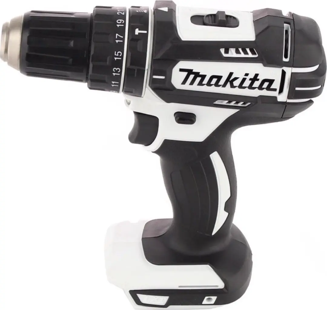 Makita DHP482ZJW Accu-Klopboormachine 18V 62Nm - Wit - afbeelding 5 van 5
