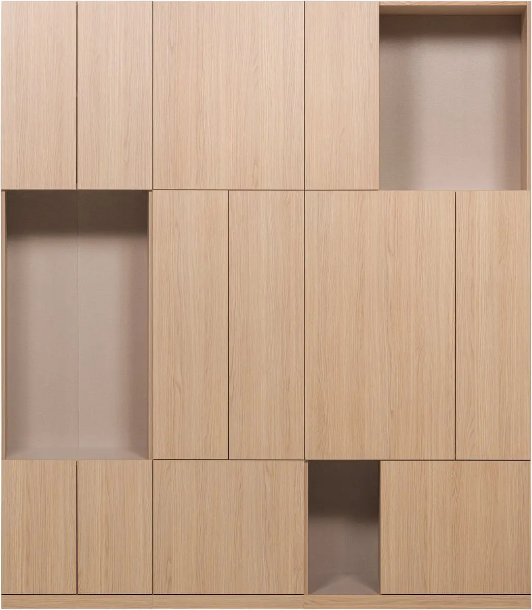 WOOOD Build Wandkast Combinatie 188cm - Naturel - afbeelding 2 van 4
