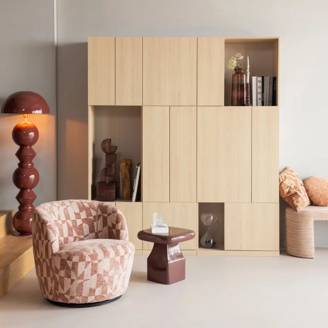 WOOOD Build Wandkast Combinatie 188cm - Naturel - afbeelding 4 van 4