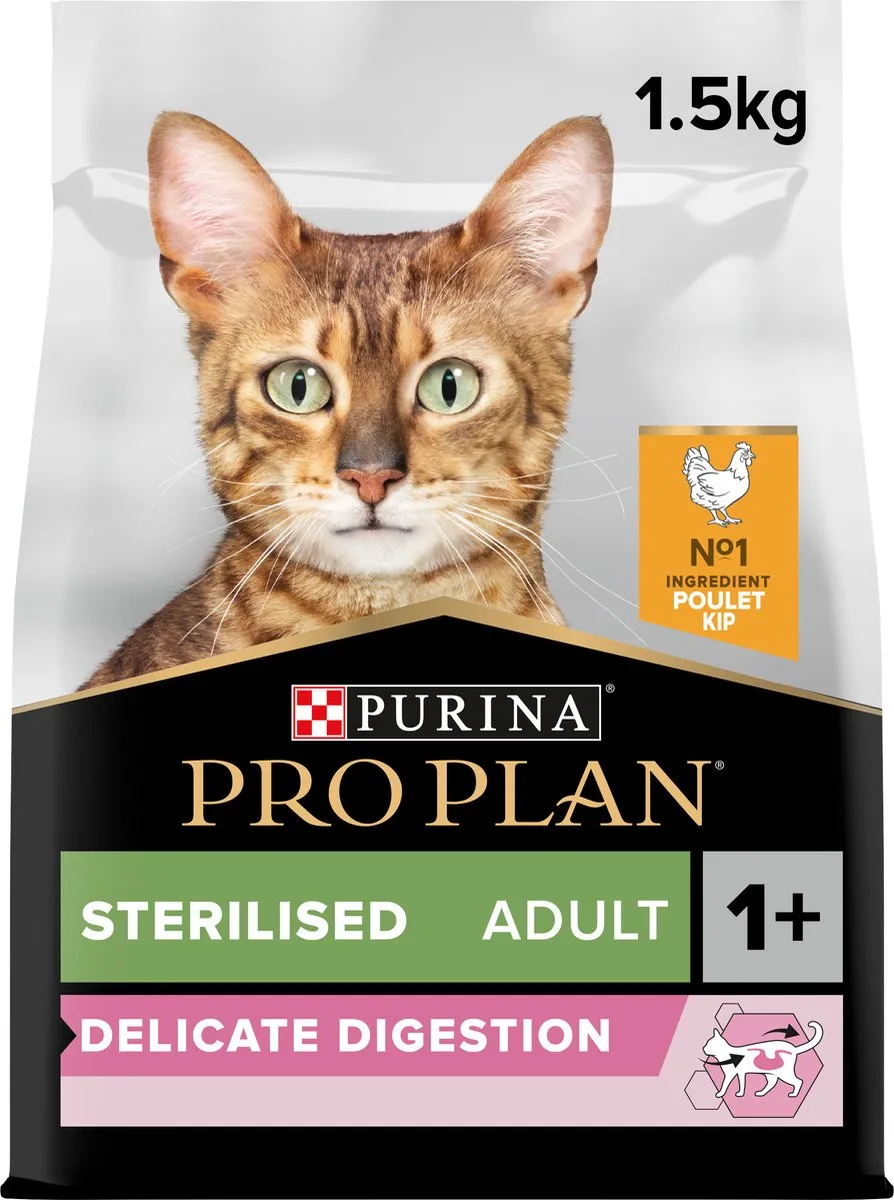 Pro Plan Sterilised Adult Delicate Digestion Kattenvoer 1.5kg - Kip