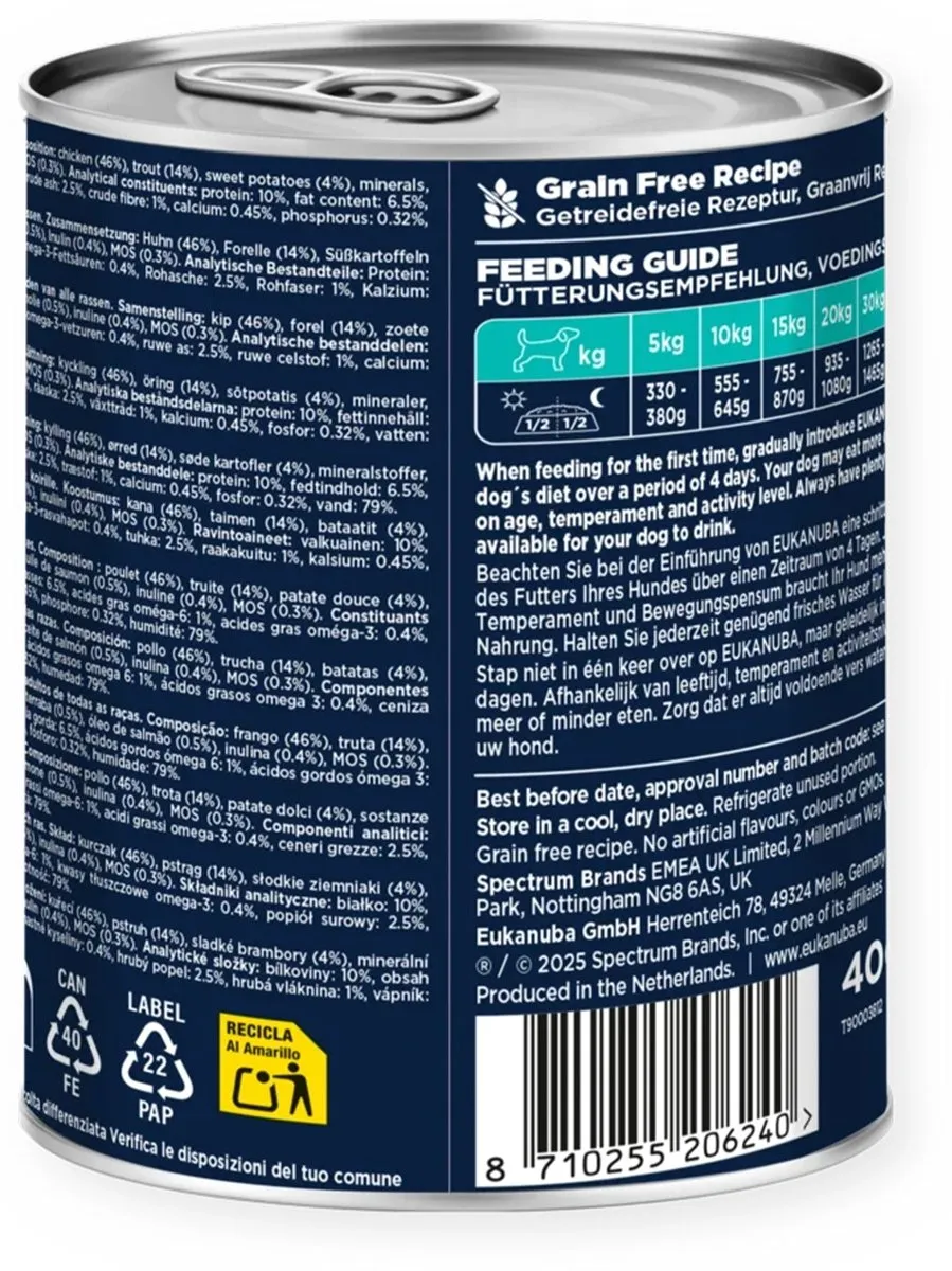 Eukanuba Life Care Natvoer Adult Trout & Sweet Potatoes 400g