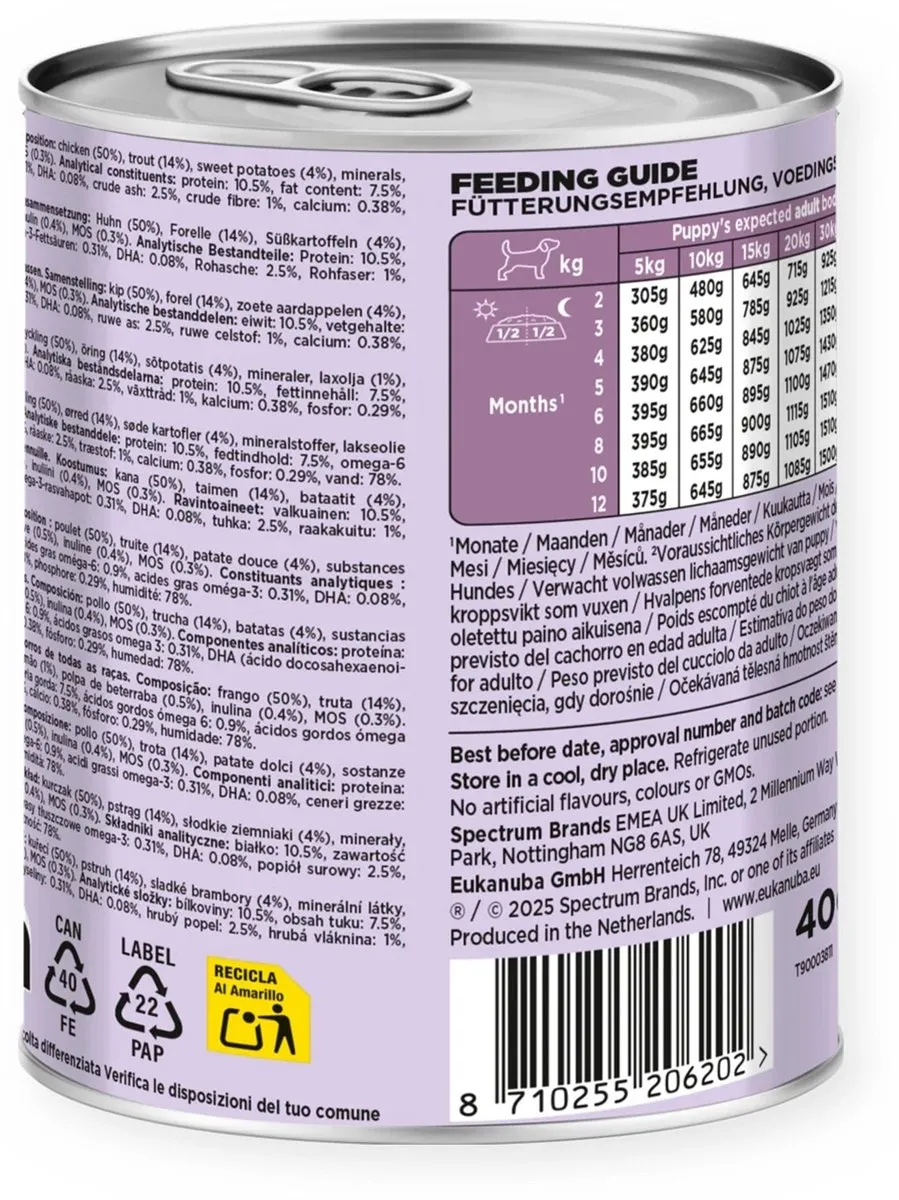 Eukanuba Life Care Natvoer Adult Trout & Sweet Potatoes 400g