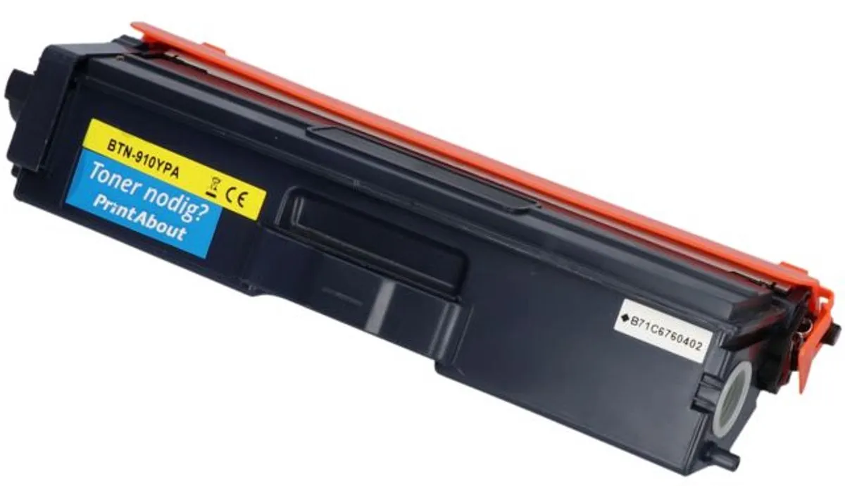 PrintAbout Brother TN-910Y Toner Geel - 10.000 pagina's