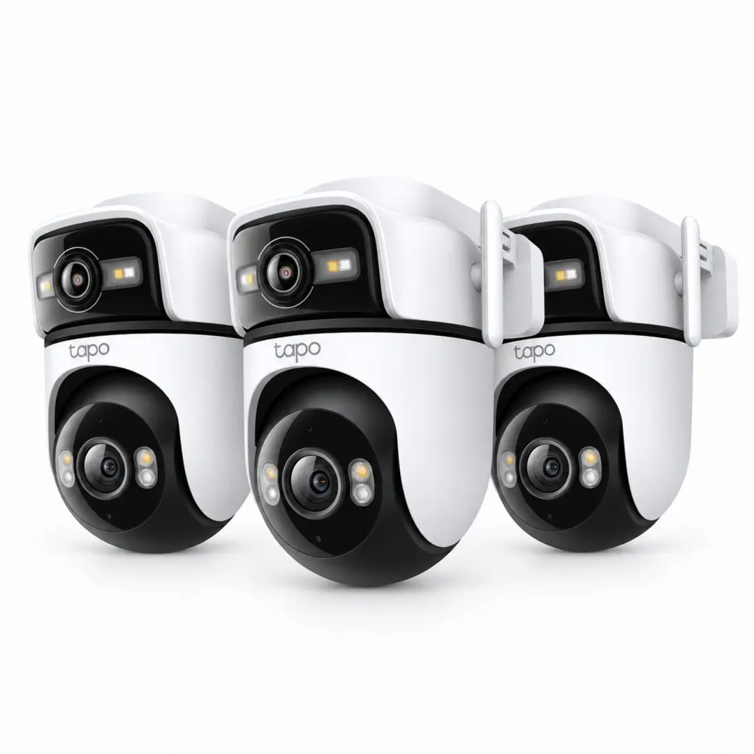 Tapo C545D Beveiligingscamera Buiten met Dubbele Lens 3-pack