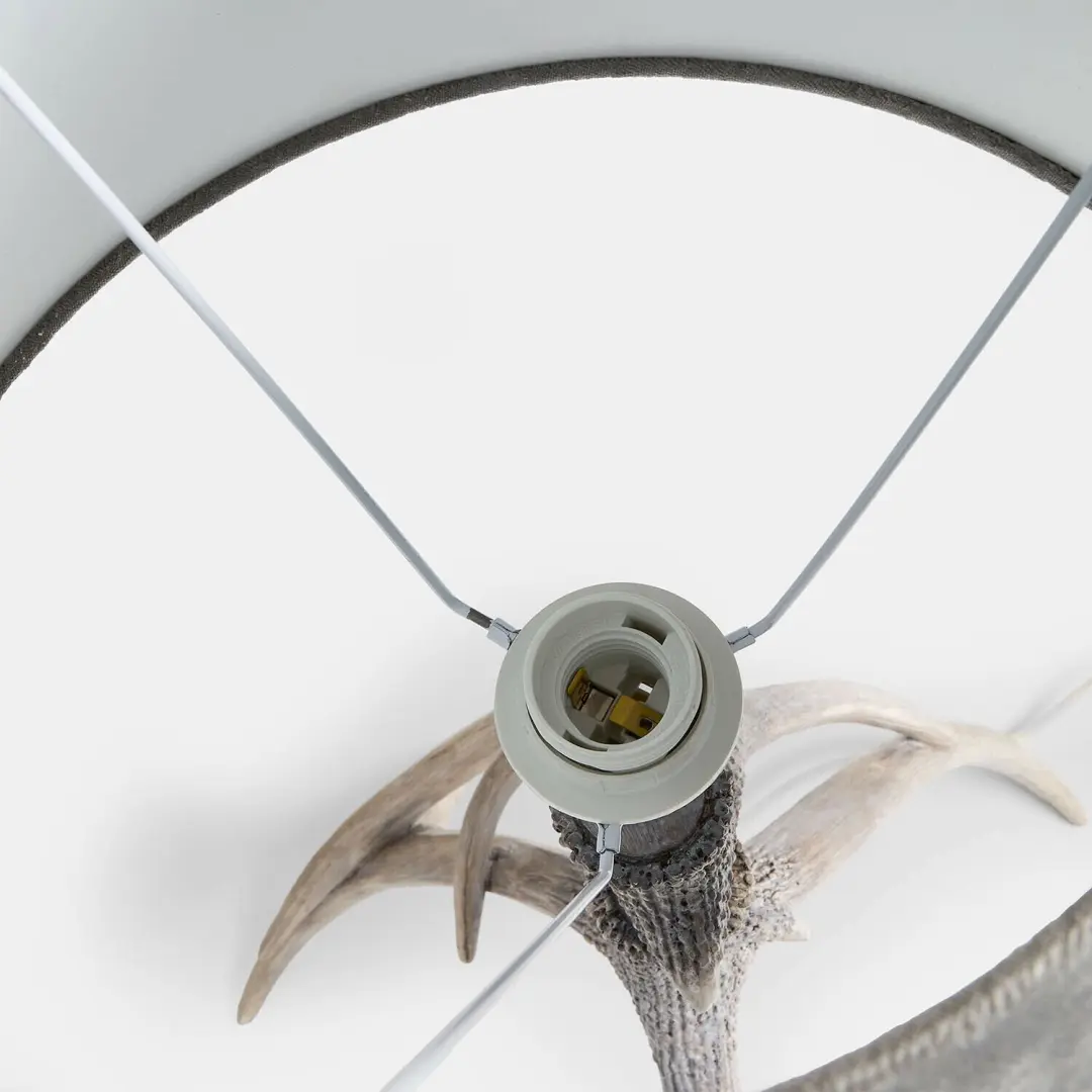 Loberon Forelvaine Tafellamp - 25W - Grijs - afbeelding 3 van 6