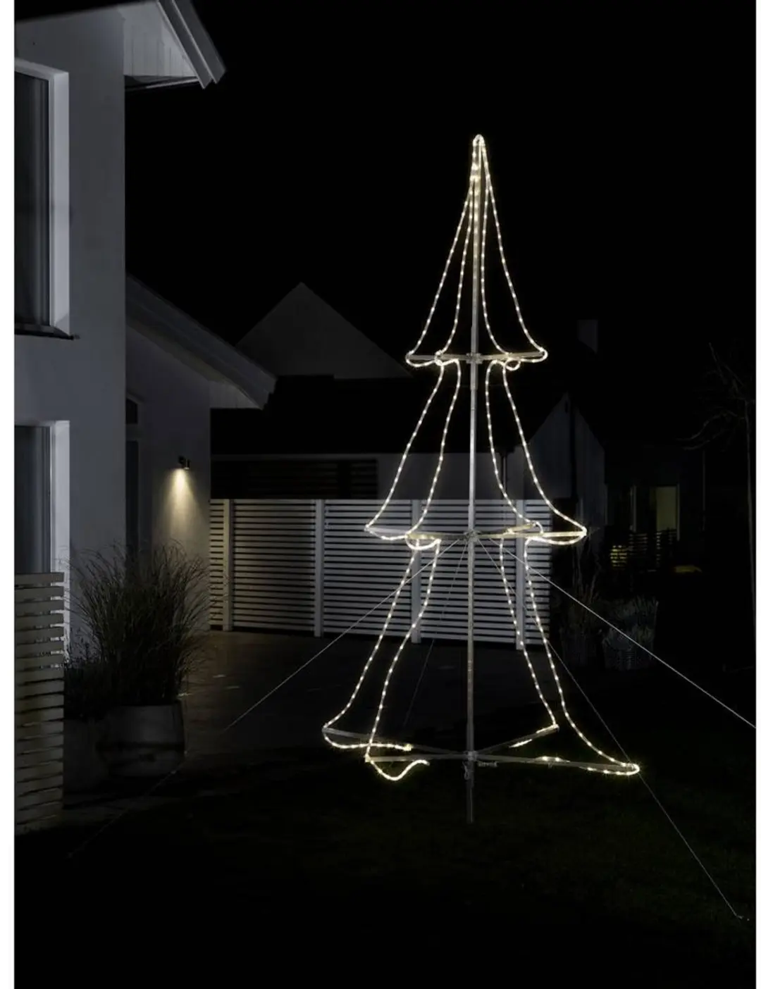 Konstsmide 3944-103 LED-boom Zilverspar Warmwit