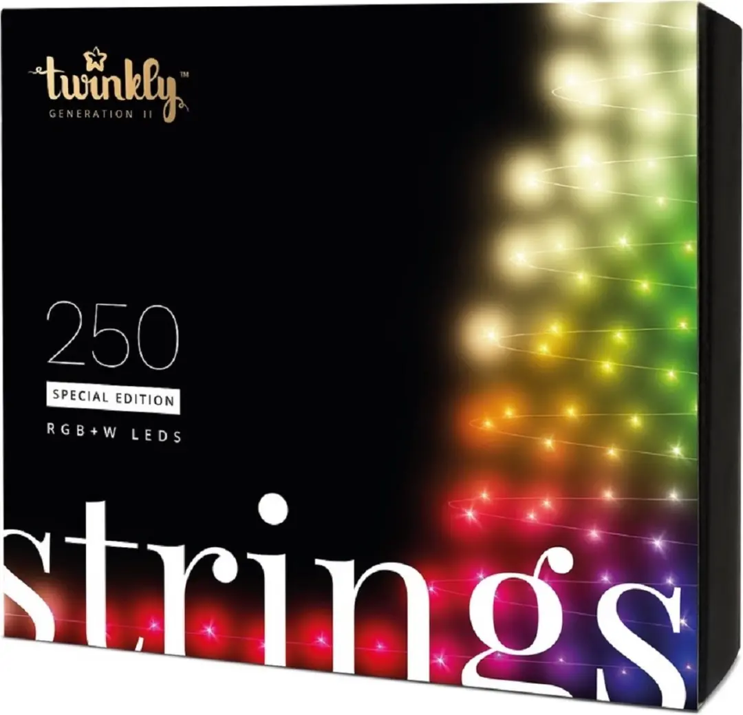 Twinkly Strings Special Edition 250 RGB+W LED Lights String 20 m 16 Million Colo