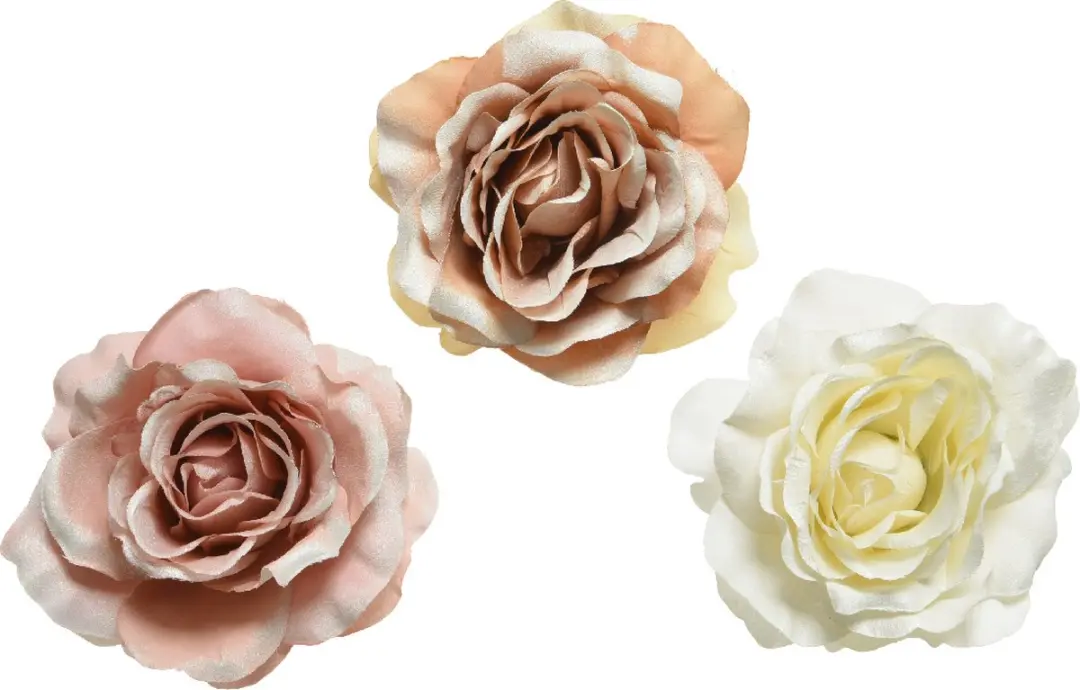 Decoris Roos Kerstclip