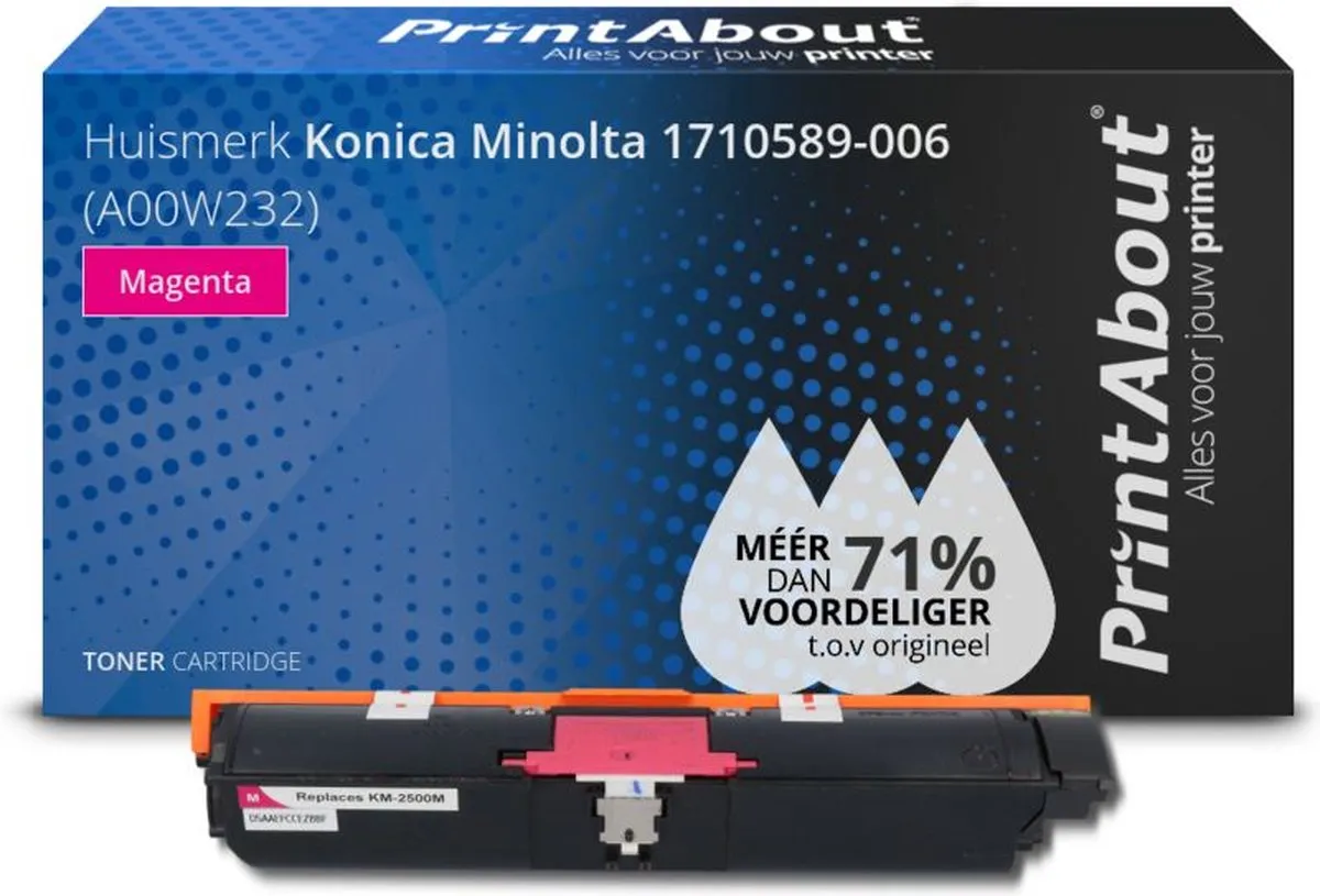 PrintAbout Konica Minolta 1710589-006-PA Toner - Magenta - 5.000