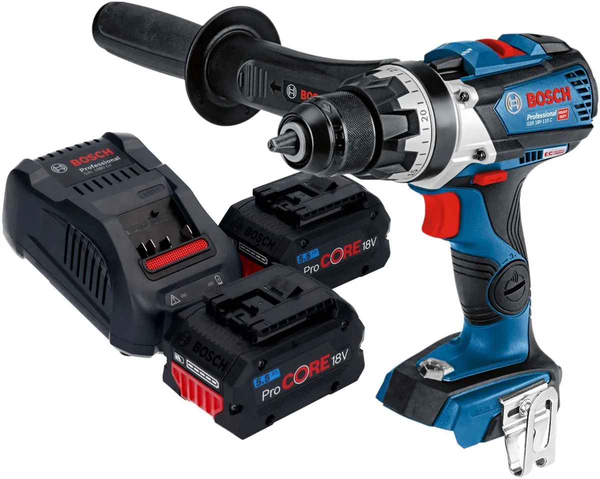 Bosch Professional GSR 18V-110 C Accuboormachine - 110Nm - 25 Instellingen - afbeelding 5 van 6