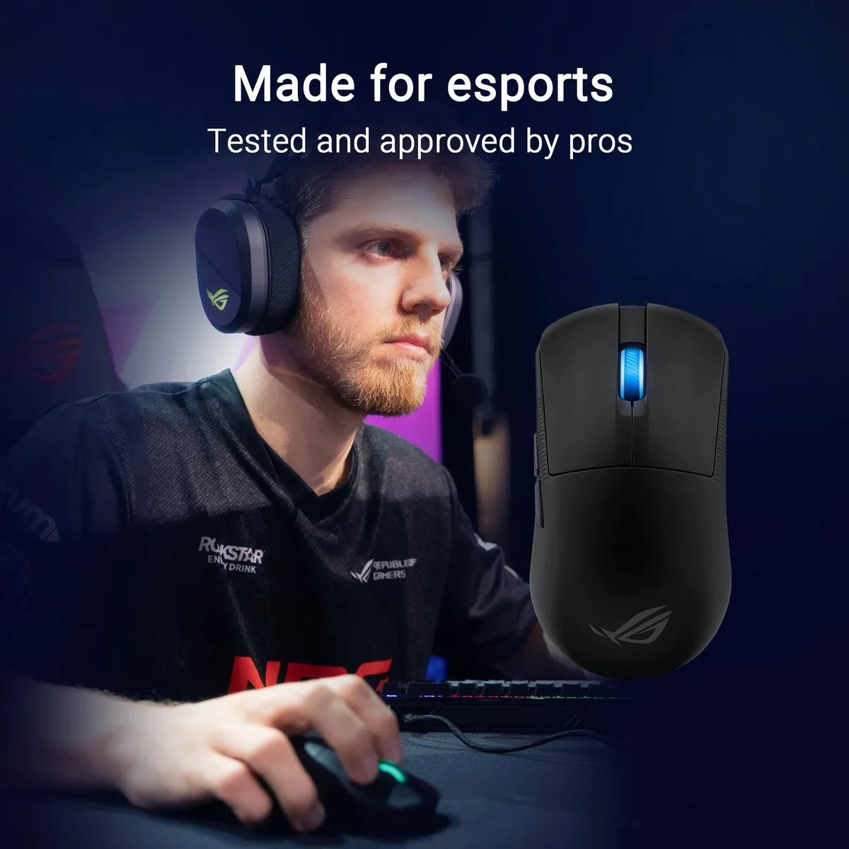 ASUS ROG Harpe Ace Mini Muis 90MP03Z0-BMUA00 - 42000 DPI - Bedraad & draadloos