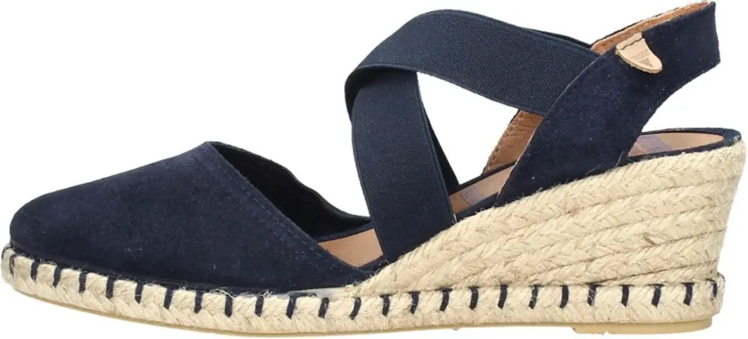 Verbenas Mila Sandalen Touwzool - blauw - Maat 40 - afbeelding 2 van 6