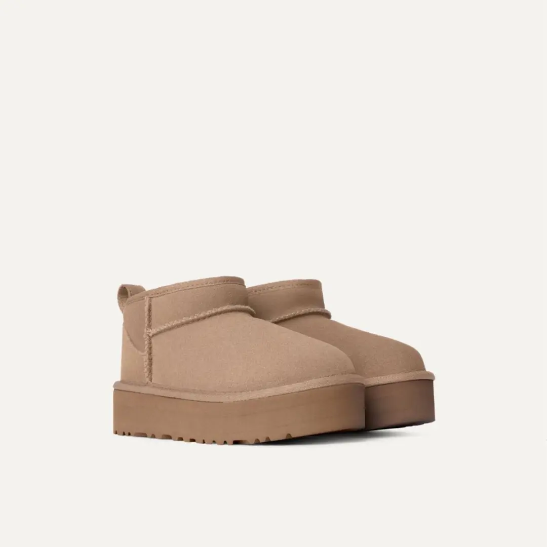 UGG Classic Ultra Mini Platform Jr. Laarzen - Beige - afbeelding 4 van 6