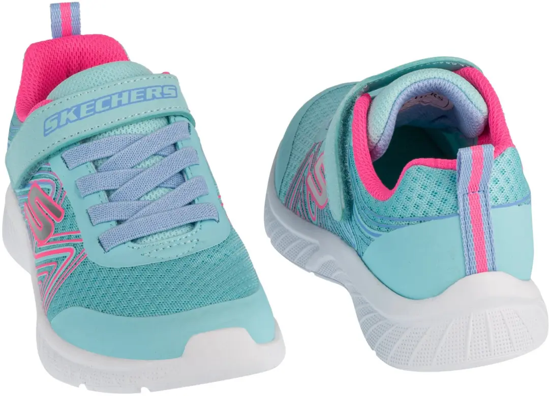 Skechers Microspec Plus Swirl Sweet Sneakers - Blauw - 35 - afbeelding 5 van 5
