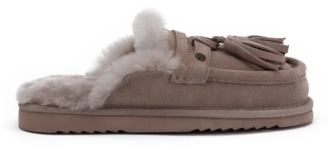 Warmbat Temora Suede tassels Dames Sloffen