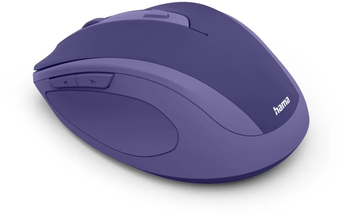Hama WM-400 - Optische draadloze muis - 6 knoppen - 2.4 GHz RF - Stil - Blauw