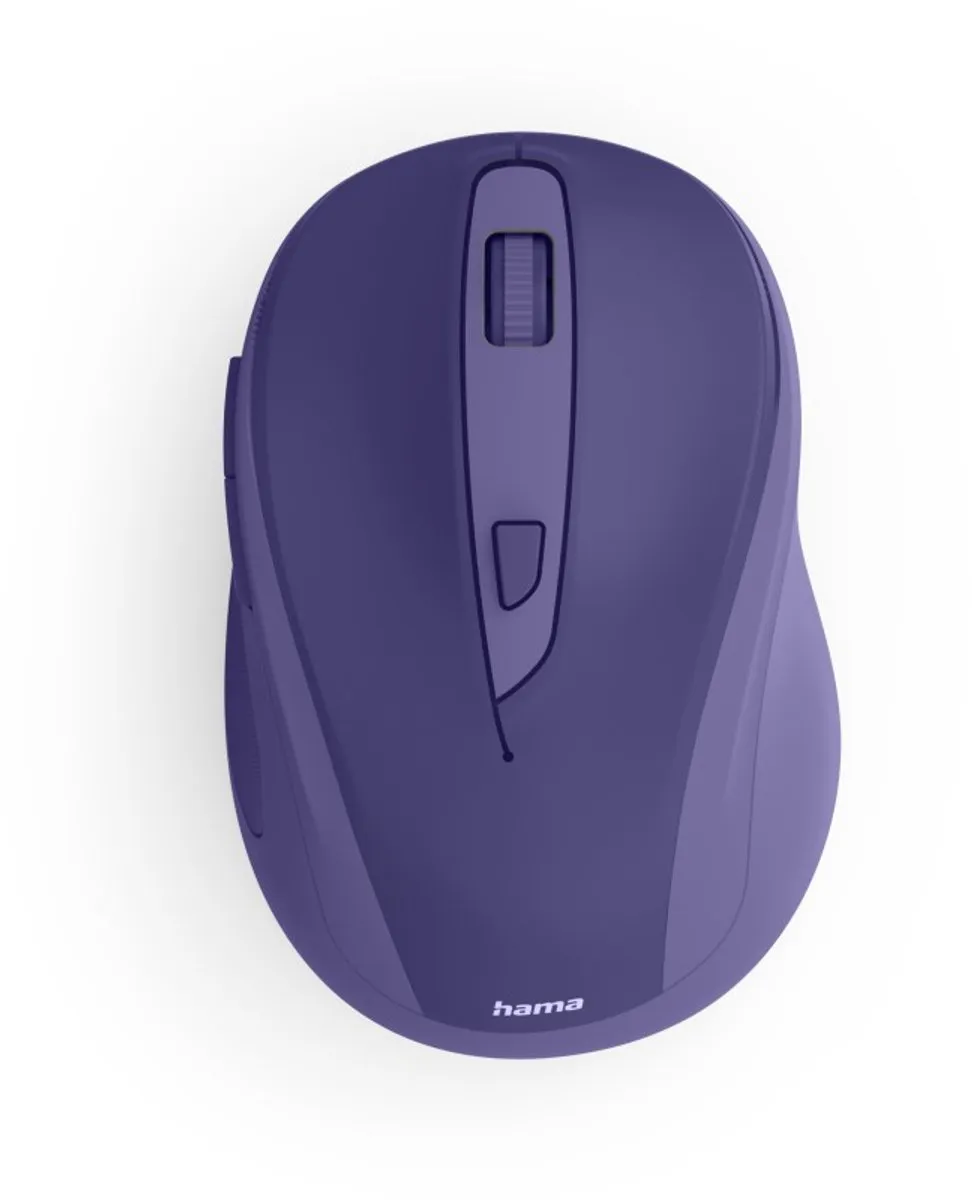 Hama WM-400 - Optische draadloze muis - 6 knoppen - 2.4 GHz RF - Stil - Blauw