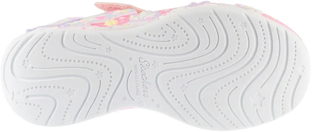 Skechers S-Lights Butterfly Bliss Sneakers - Roze - Maat 33 - afbeelding 4 van 5
