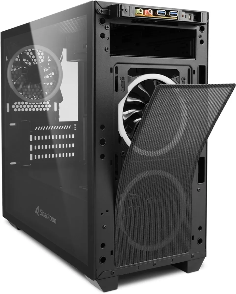 Sharkoon V1000 RGB ATX Behuizing - Zwart