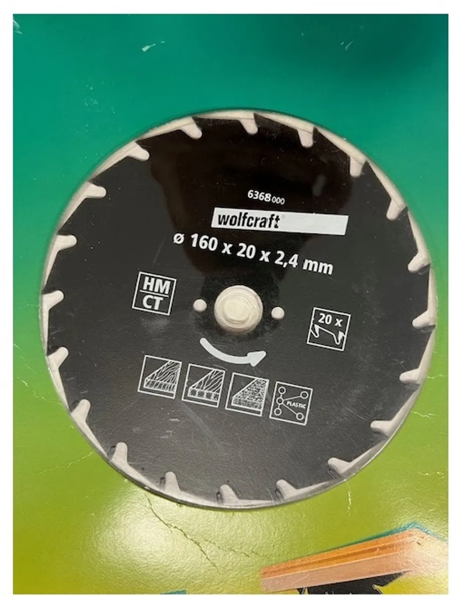 Wolfcraft 6368000 Handcirkelzaagblad HM 160mm