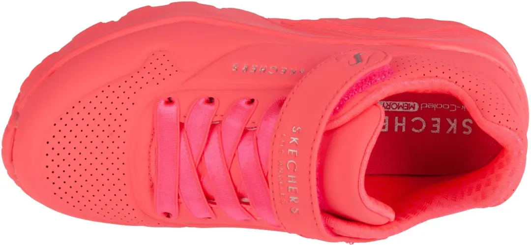 Skechers Uno Lite Meisjes Sneakers - Roze - 29 - afbeelding 5 van 6
