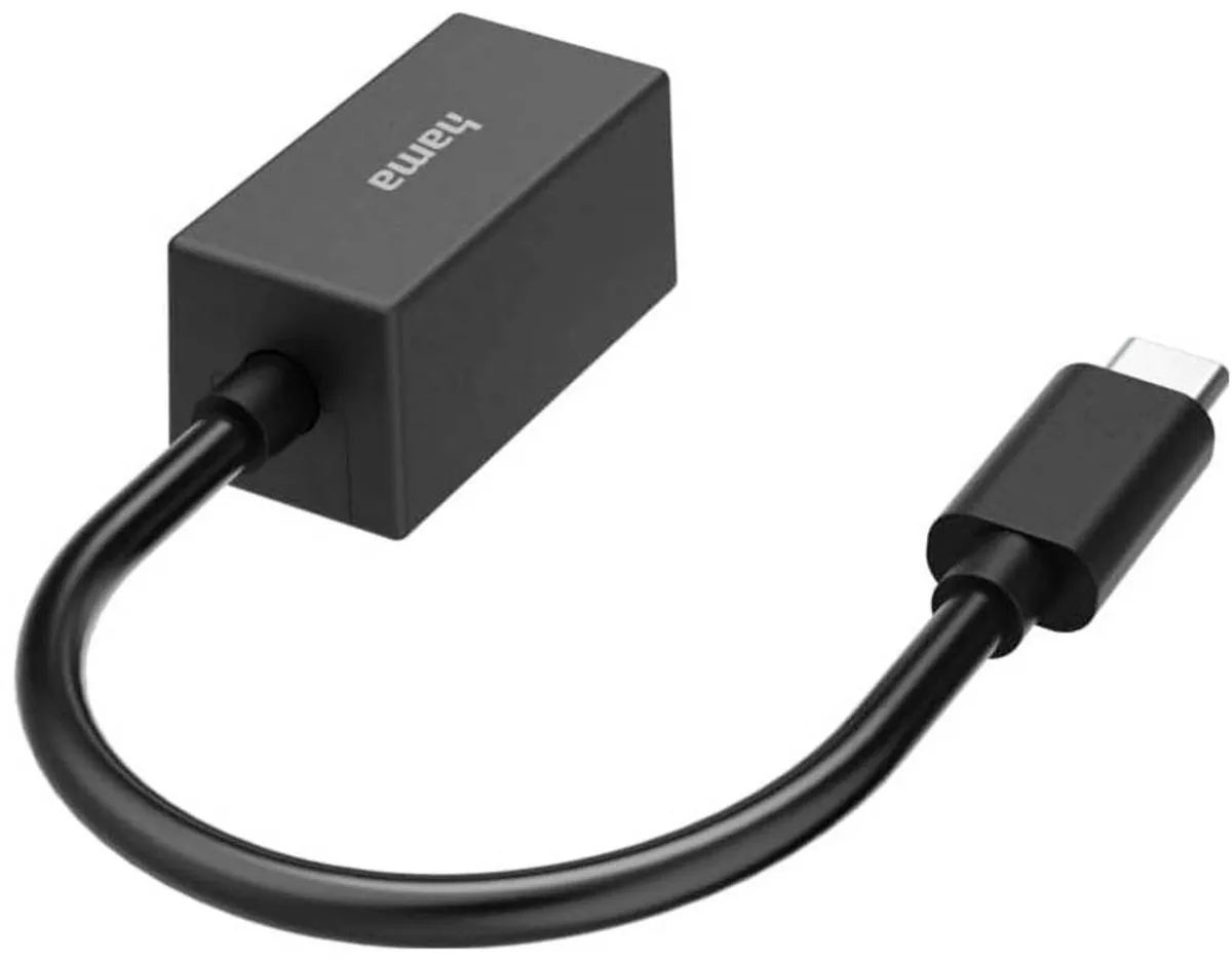 Hama 00200360 Netwerkadapter RJ-45 - Zwart