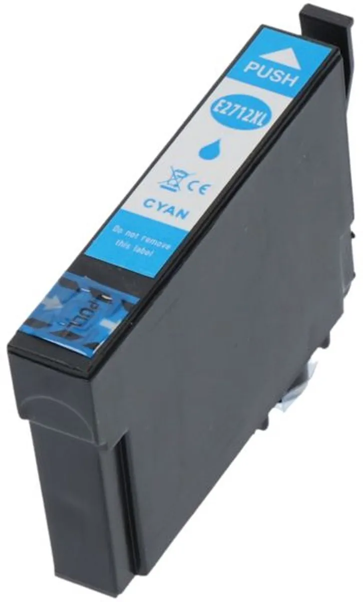 PrintAbout Huismerk Epson 27XL Cyaan Inktcartridge - 1650 pagina's