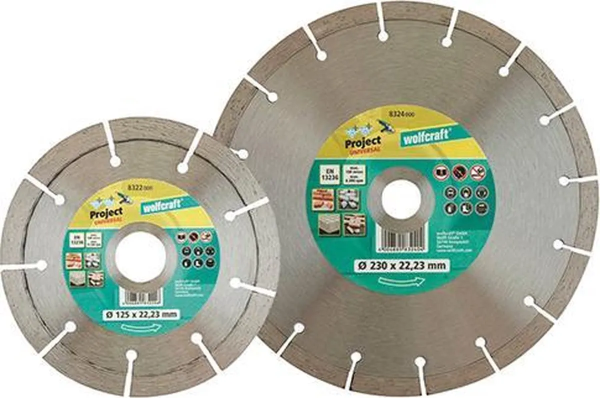 Wolfcraft Doorslijpschijf Diamant 125mm