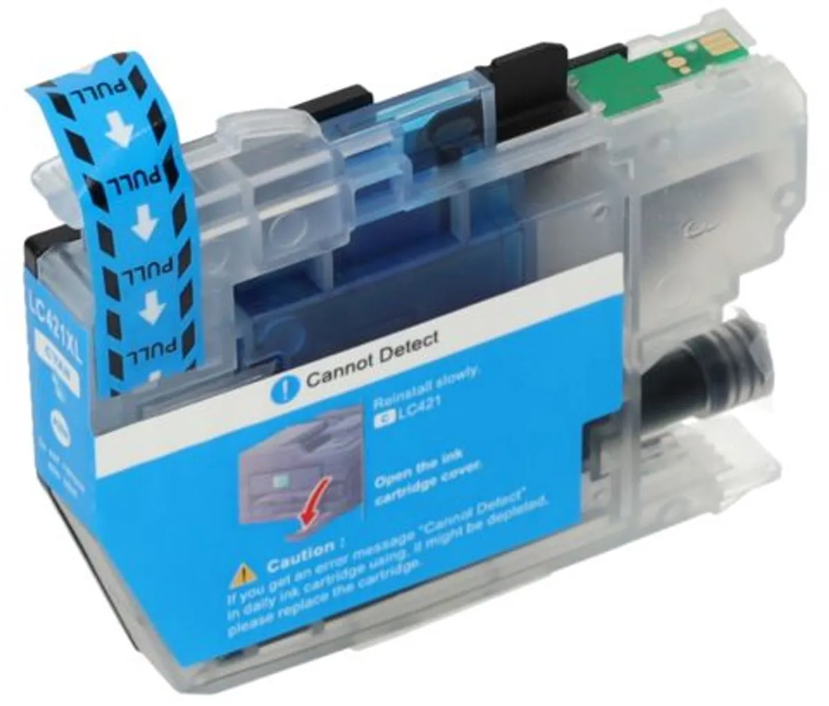 PrintAbout LC-421XLC Inktcartridge Cyaan - 1000 pagina's