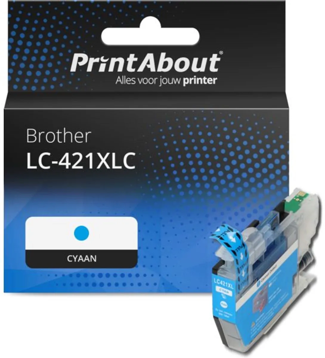 PrintAbout LC-421XLC Inktcartridge Cyaan