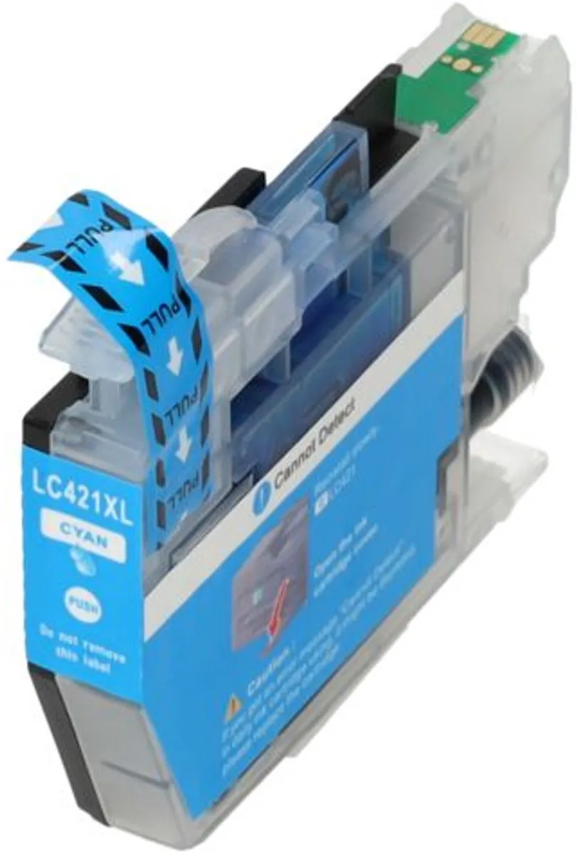 PrintAbout LC-421XLC Inktcartridge Cyaan - 1000 pagina's