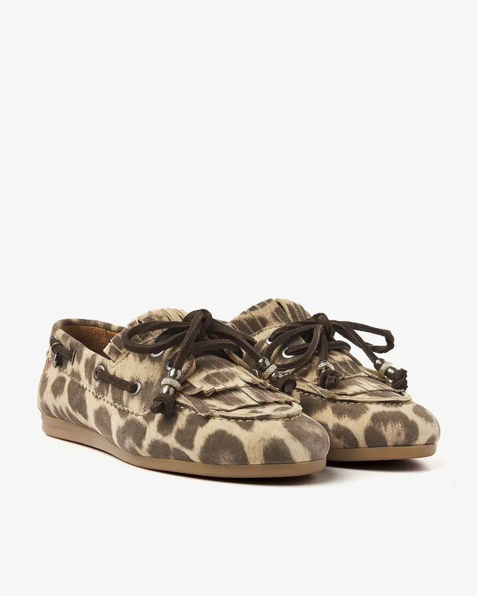 VIA VAI June Loua Mocassins dames - Leer - Luipaardprint - Maat 40 - afbeelding 2 van 6