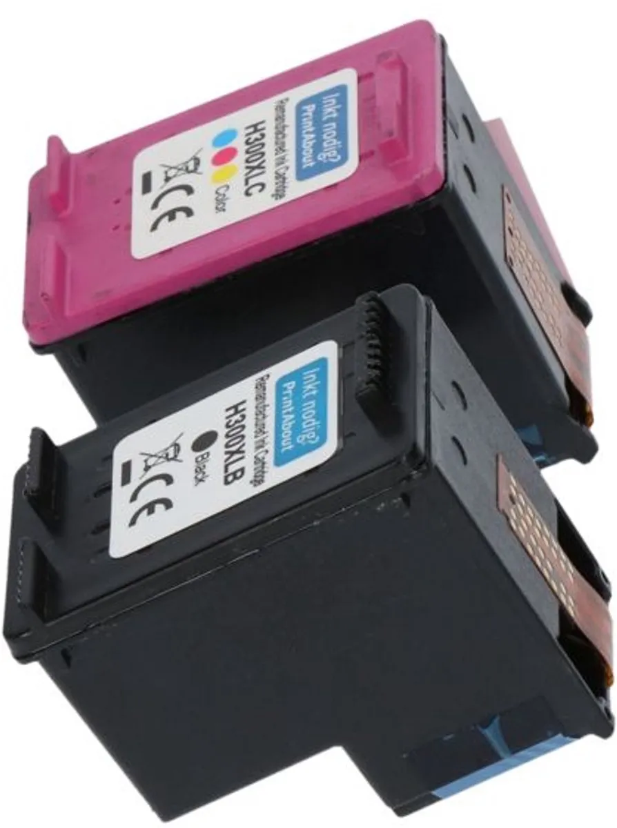 PrintAbout CC641EE-PA2 Inktcartridge - Zwart + 3 Kleuren - 2.050 pagina's