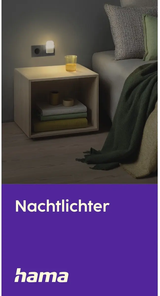 Hama Color Nachtlampje - Schemersensor - Wit - afbeelding 2 van 6