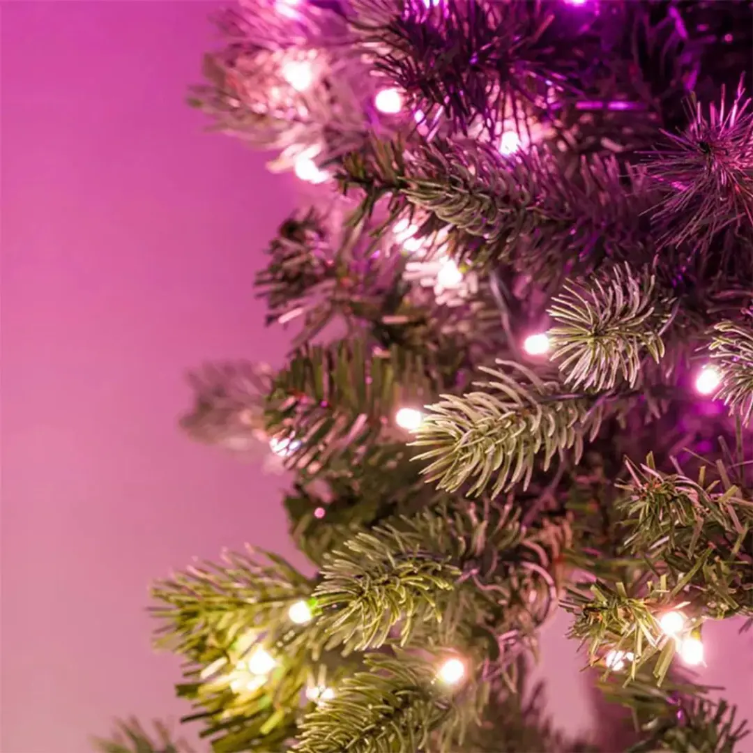 Twinkly Kerstkrans GD20P4425P00 - 50 LED RGB - Ø60cm - afbeelding 2 van 2