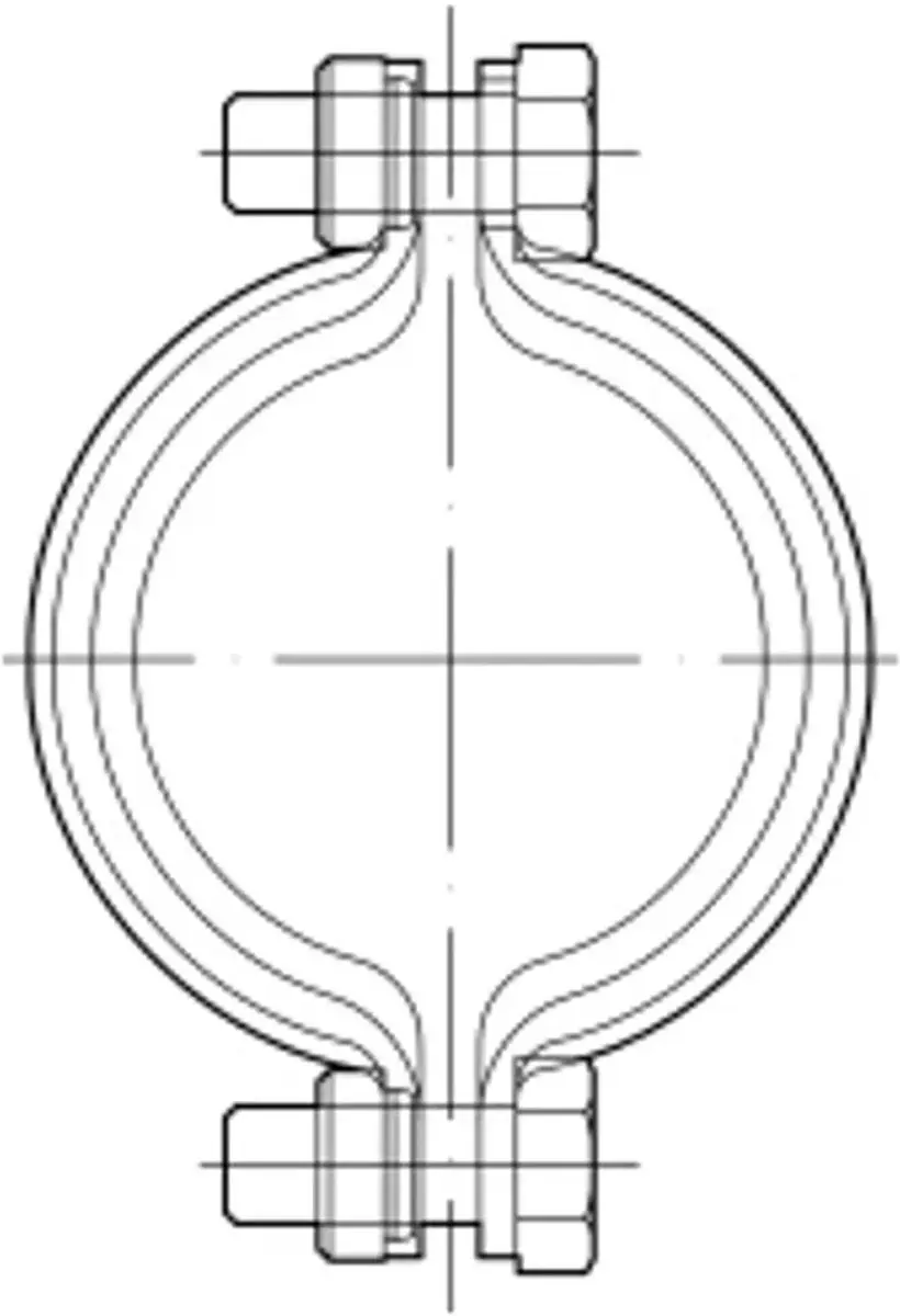 ACO Borgklem GM-X DN70 (570033070), 0174.44.99