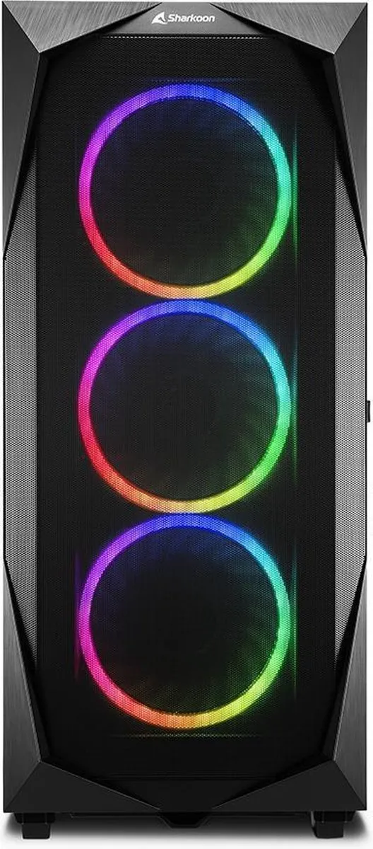 Sharkoon ATX Semi-tower Box 4044951032129 - Zwart
