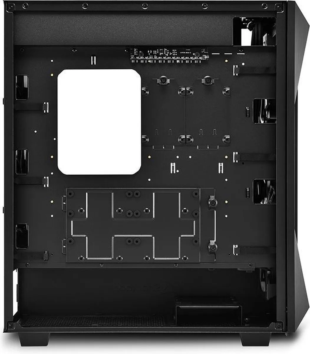 Sharkoon ATX Semi-tower Box 4044951032129 - Zwart - afbeelding 6 van 6