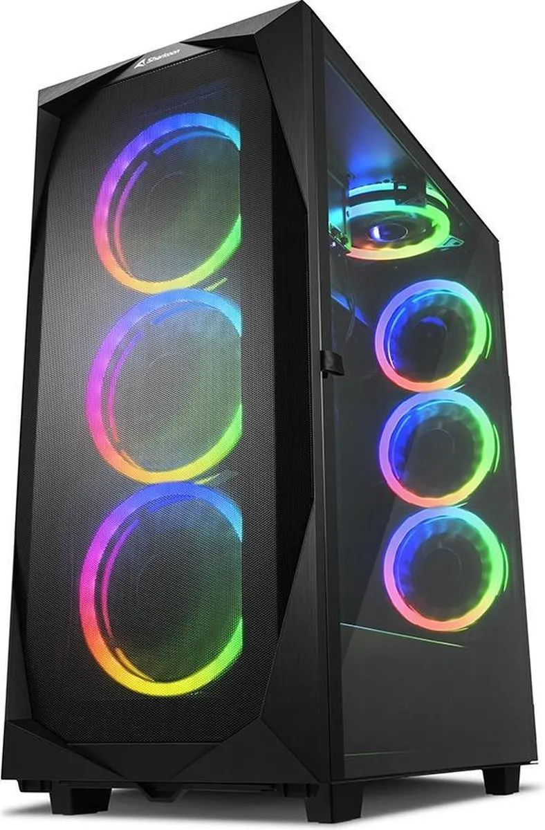 Sharkoon ATX Semi-tower Box 4044951032129 - Zwart