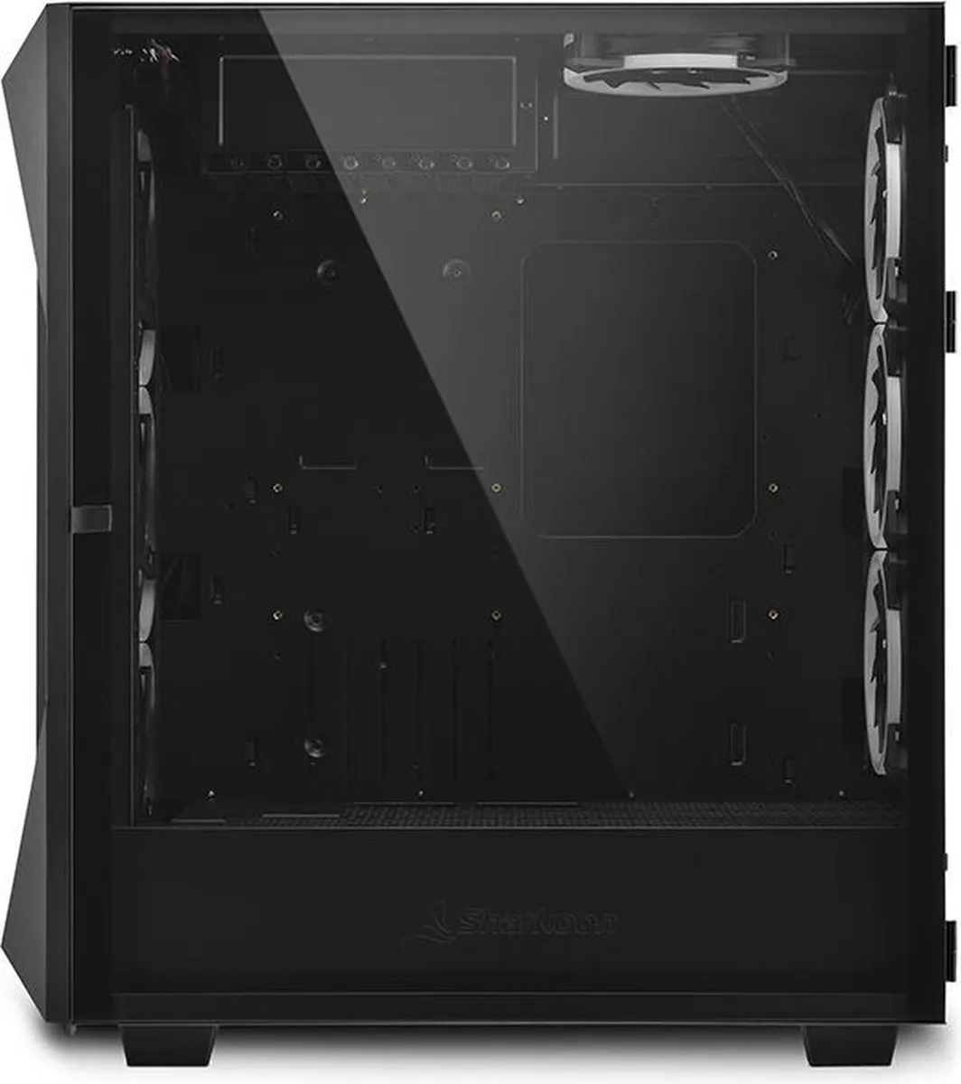Sharkoon ATX Semi-tower Box 4044951032129 - Zwart