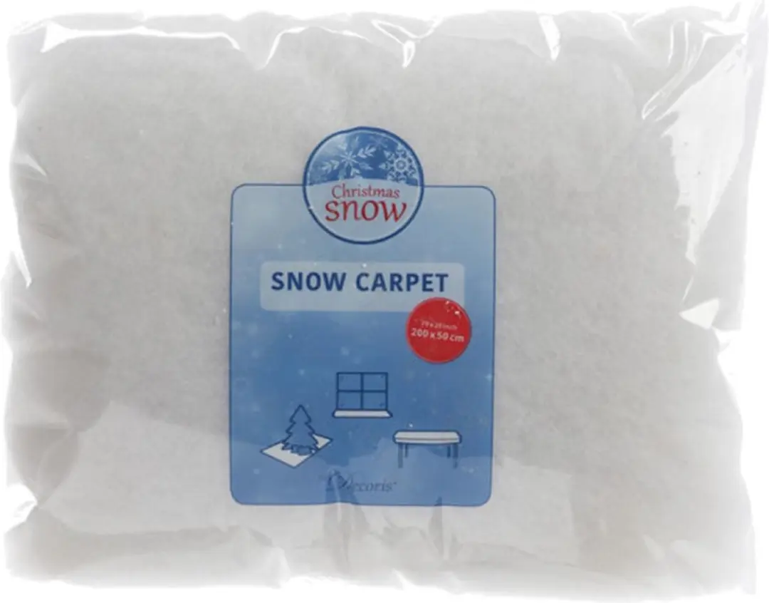 Kaemingk Sneeuwdeken Polyester 50x200cm - Wit - afbeelding 5 van 6