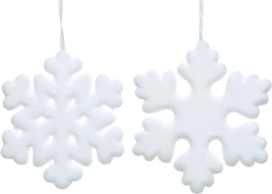 Decoris Sneeuwvlok Foam Fiber Ø20cm