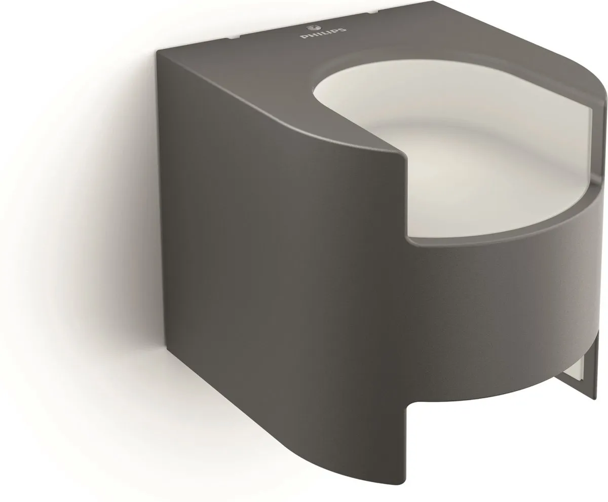 Philips Grass Muurlamp Antraciet - 2 Lichtpunten
