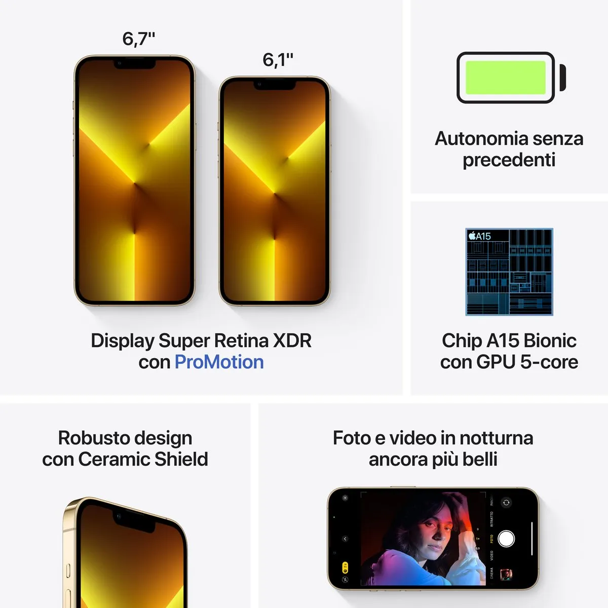 Apple iPhone 13 Pro MLVQ3ZD/A - 512GB - Goud