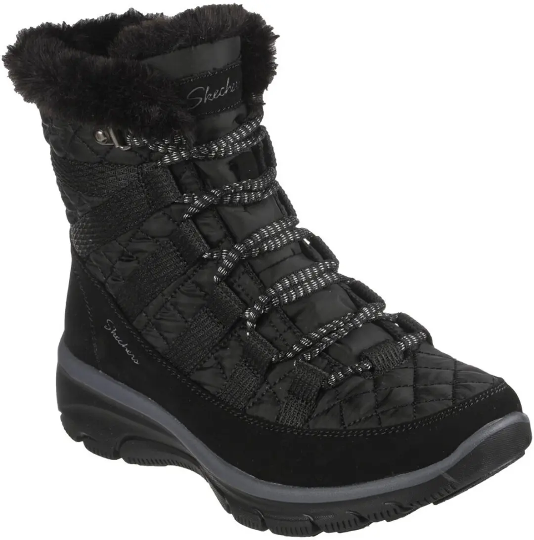 Skechers Easy Going Moro Street Dames Laarzen - Zwart - afbeelding 2 van 6
