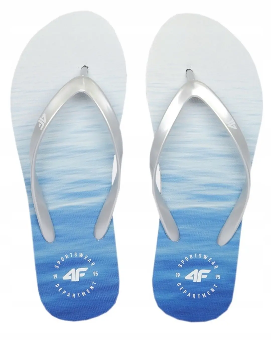 Dames Teenslippers 4F Strandklompen Maat 37 Zwart
